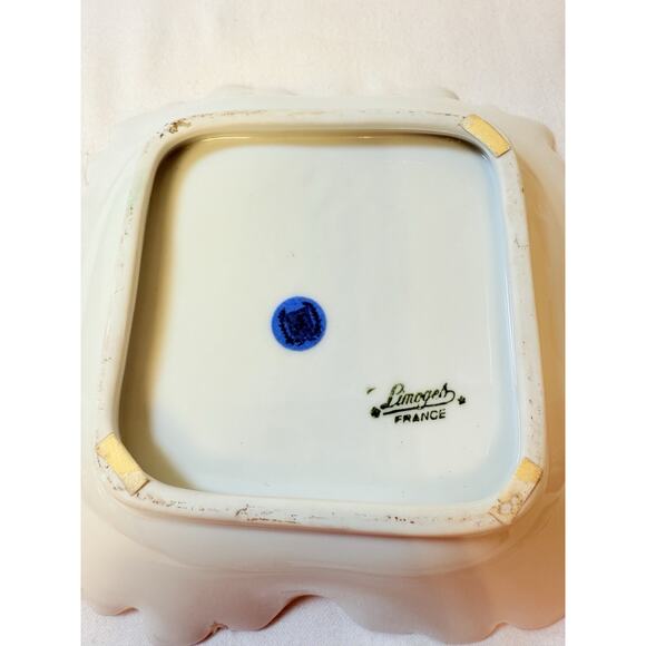 Vtg Limoges Small Butterfly Candy Dish - Picture 4 of 8